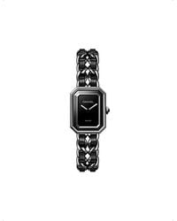 CHANEL - H7022 Première Iconic Steel And Leather High-Precision Quartz Movement Watch - Lyst