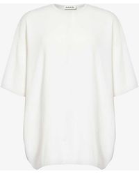 Frankie Shop - Lenny Dropped-shoulder Oversized Jersey T-shirt - Lyst