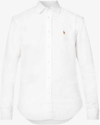 Ralph Lauren - Brand-embroidered Regular-fit Cotton Shirt - Lyst