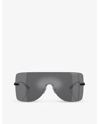 Michael Kors - Mk1148 London Square-frame Metal Sunglasses - Lyst