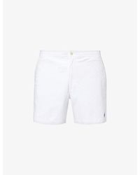 Polo Ralph Lauren - Classic-fit Straight-leg Stretch-cotton Shorts - Lyst