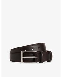 BOGGI - Branded-Buckle Leather Belt - Lyst
