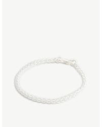 Hatton Labs - Classic Rope Sterling Silver Bracelet - Lyst