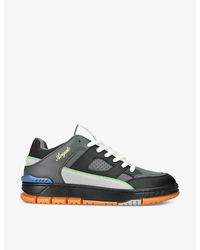 Axel Arigato - Area Lo Brand-patch Leather And Recycled Polyester Low-top Trainers - Lyst