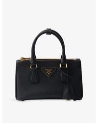 Prada - Galleria Mini Leather Tote Bag - Lyst