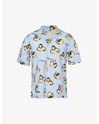 Paul Smith - Orchid Graphic-print Camp-collar Woven Shirt Xx - Lyst