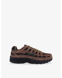 Nike - P-6000 Suede And Woven Trainers - Lyst