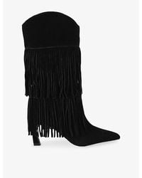 Steve Madden - Torch Suede High-Leg Boots - Lyst