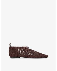 KG by Kurt Geiger - Notty Woven Ballet Flats - Lyst