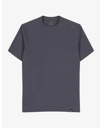 BOGGI - Short-Sleeved Branded-Tab Stretch-Cotton T-Shirt - Lyst