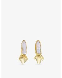 La Maison Du Couturier - Ece London Theia And Pearl Earrings - Lyst