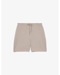 Reiss - Reid Drawstring-Waist Stretch-Woven Shorts - Lyst