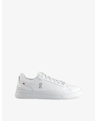 On Shoes - The Roger Advantage Faux-Leather Low-Top Trainers - Lyst