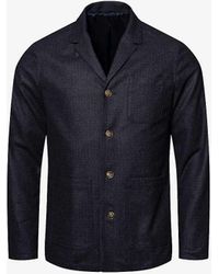 Eton - Regular-fit Wool And Cashmere-blend Overshirt - Lyst