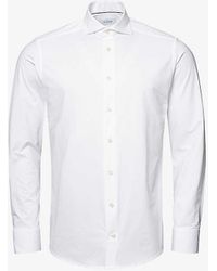 Eton - Business Four-way-stretch Regular-fit Stretch-woven Shirt - Lyst
