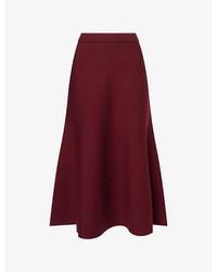 Jonathan Simkhai - Cassie Knitted Wool Maxi Skirt - Lyst
