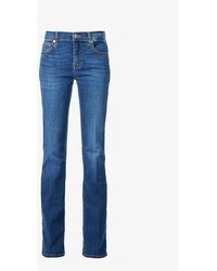 7 For All Mankind - Bootcut Mid-rise Stretch-denim Jeans - Lyst