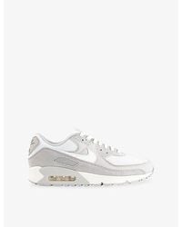 Nike - Air Max 90 Suede And Mesh Trainers - Lyst