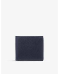 Smythson - Ludlow Bi-fold Grained Leather Wallet - Lyst