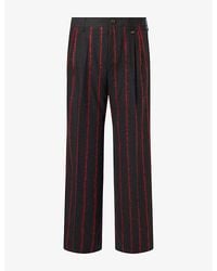 Vivienne Westwood - Rafael Striped Wide-Leg Wool Trousers - Lyst