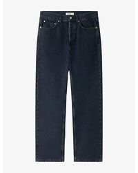 Sandro - Regular-Fit Faded Denim Jeans - Lyst