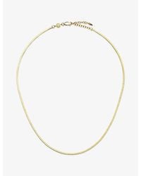 Missoma - Lucy Williams X Short Square 18Ct Vermeil Chain Necklace - Lyst
