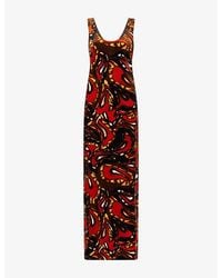 Dries Van Noten - Debant Sleeveless Cotton-Blend Maxi Dress - Lyst