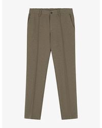 BOGGI - Straight-Leg Regular-Fit Stretch-Cotton Trousers - Lyst