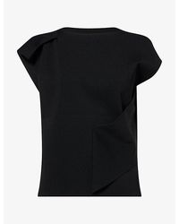 CFCL - Ac Milan Draped Knitted Top - Lyst