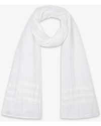 The White Company - Textured Lightweight Linen Scarf - Lyst