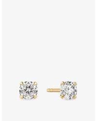 Sif Jakobs - Venice Solitaire 14Ct And 0.22Ct Lab Grown Diamond Earrings - Lyst