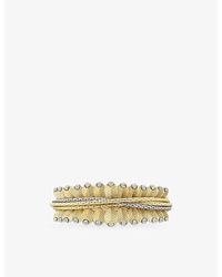 Cartier - Grain De Café 18Ct- 18Ct- And 0.50Ct Diamond Bracelet - Lyst
