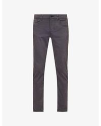 7 For All Mankind - Brand-Patch Belt-Loop Regular-Fit Stretch-Denim Jeans - Lyst