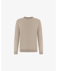 BOGGI - Crew Neck Superfine Wool Knit Jumper - Lyst