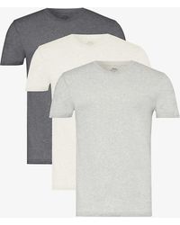 Polo Ralph Lauren - Crew-neck Regular-fit Pack Of Three Cotton-jersey T-shirt - Lyst