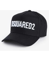 DSquared² - Brand-embroidered Curved-visor Cotton Cap - Lyst