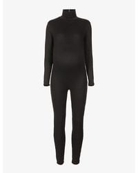 BUMPSUIT - Maternity The Penelope Turtleneck Stretch-Jersey Jumpsuit - Lyst