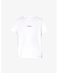 Maison Margiela - Brand-embroidered Regular-fit Cotton-jersey T-shirt - Lyst