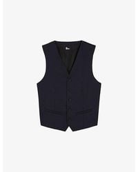 The Kooples - Tailored V-Neck Wool Waistcoat - Lyst