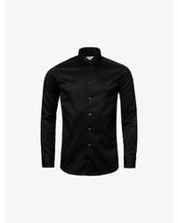 Eton - Slim-Fit Cotton-Twill Shirt - Lyst