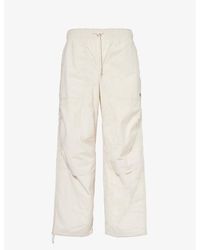 Dickies - Fishersville Brand-patch Wide-leg Relaxed-fit Cotton Trousers - Lyst