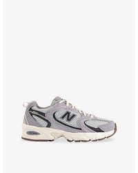 New Balance - Mr530 Suede And Mesh Trainers - Lyst