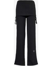 adidas By Stella McCartney - Rolltop Sleeveless Organic-cotton Blend Jumpsuit - Lyst