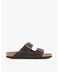 Birkenstock - Haba Arizona Two-strap Leather Sandals - Lyst