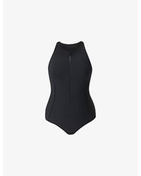 Sweaty Betty - Tide Zip-Through Performance Swimsuit - Lyst
