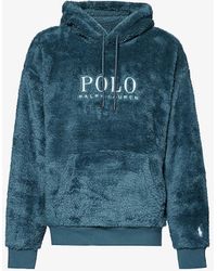 Polo Ralph Lauren - Brand-embroidered Textured Recycled-polyester Hoody Xx - Lyst