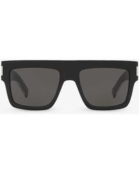 Saint Laurent - Sl628 Square-frame Acetate Sunglasses - Lyst