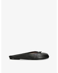 Maison Margiela - Tabi Split-Toe Leather Ballet Flats - Lyst