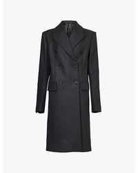 TOTEME - Relaxed-Fit Double-Breasted Wool-Blend Coat - Lyst