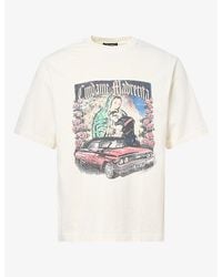 Willy Chavarria - Cuidame Madrecita Oversized Graphic Cotton-Jersey T-Shirt - Lyst